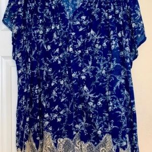 Free prople merigold floral tunic dress